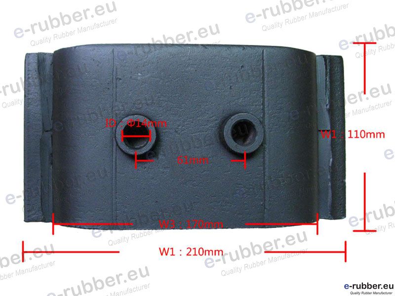 Engine Mount for Hitachi EX450-1 Rear - Image 5