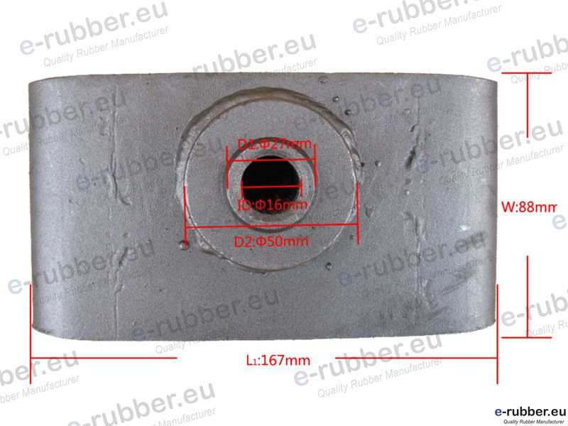 Engine Mount for Hitachi EX200-5 Rear - Image 6