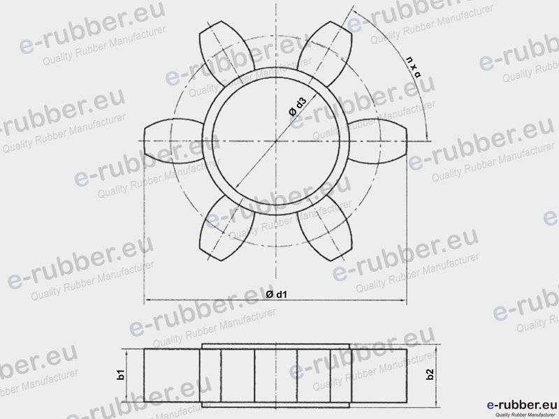 HRC 110 Rubber Coupling - Image 2